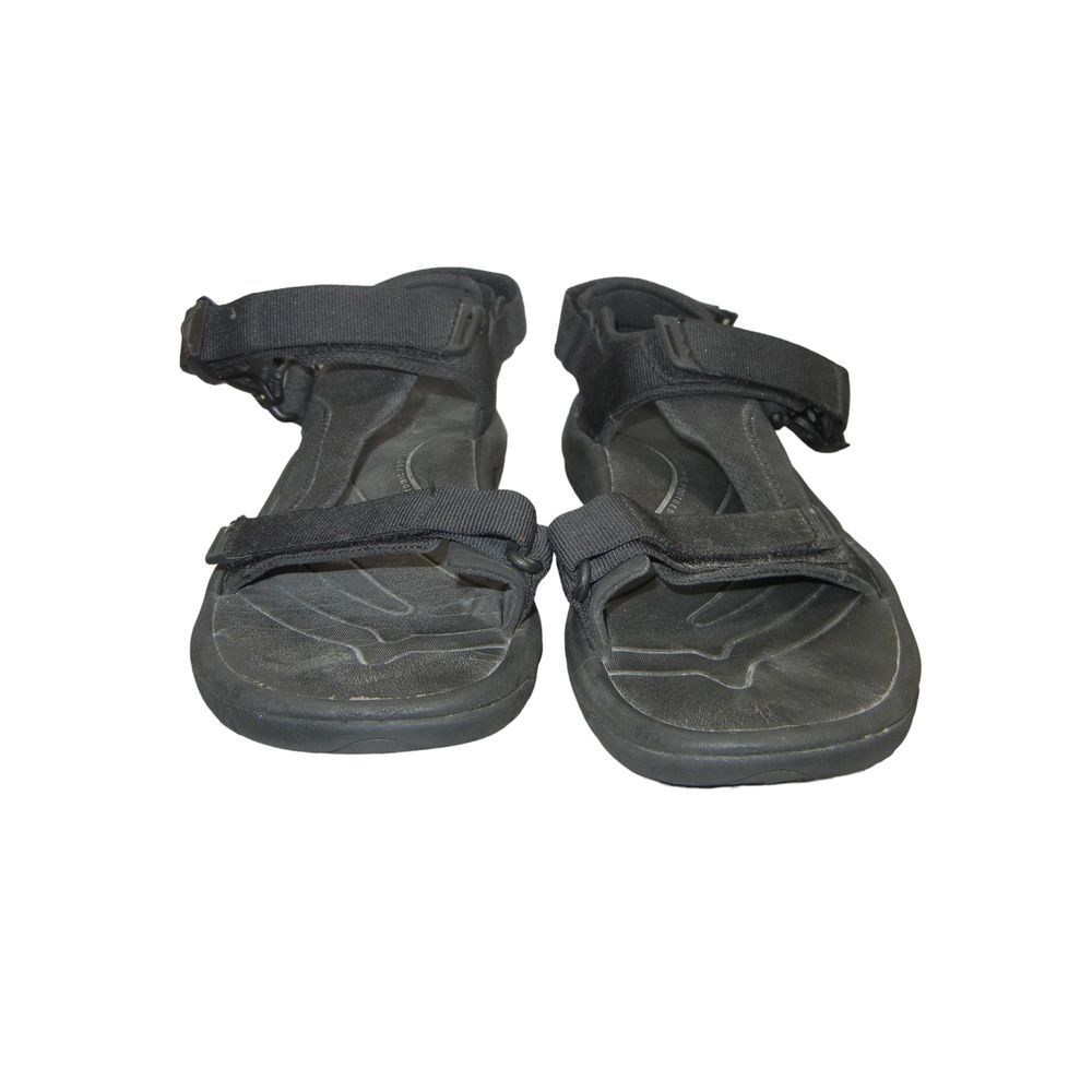 Teva Sandals Men Size 9 Hurricane Hook+Loop Sport Sandals Black Buckle 1112994